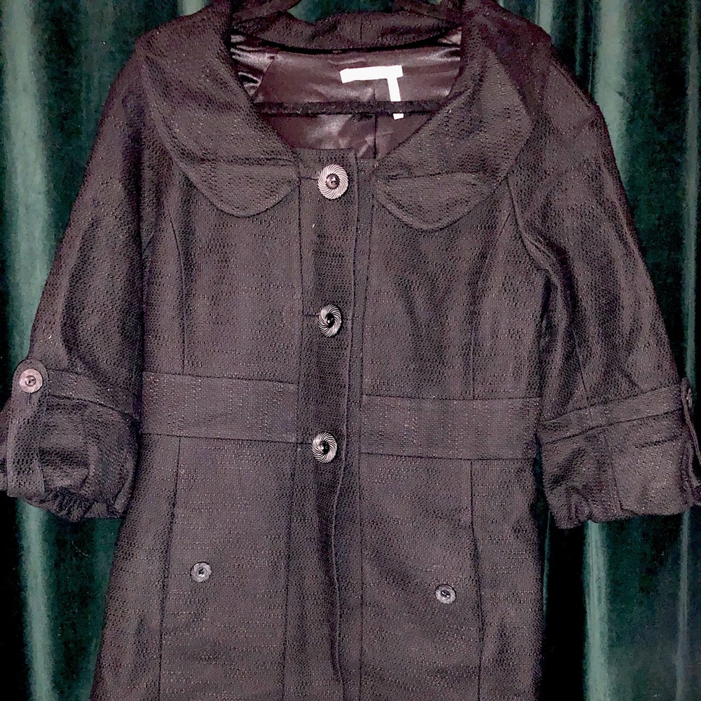 Almost new-classiques (Nordstrom) black coat.